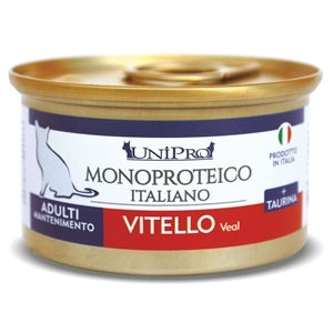 Unipro Unicamente Vitello 85gr Monoproteico Lattina Unipro Unicamente Vitello 85gr Monoproteico Lattina